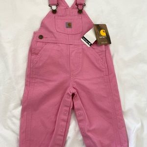 Carhartt Pink overalls 9 month NWT